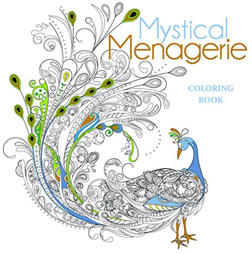 Beispielbild fr Mystical Menagerie Coloring Book zum Verkauf von ZBK Books