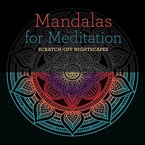 Stock image for Mandalas for Meditation: Scratch-Off NightScapes for sale by Ergodebooks