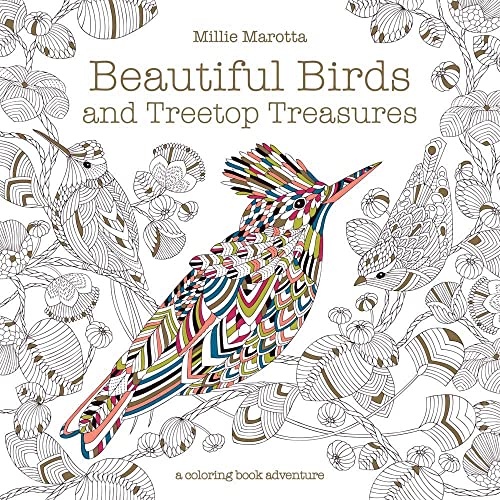 Imagen de archivo de Beautiful Birds and Treetop Treasures (A Millie Marotta Adult Coloring Book) a la venta por Gulf Coast Books