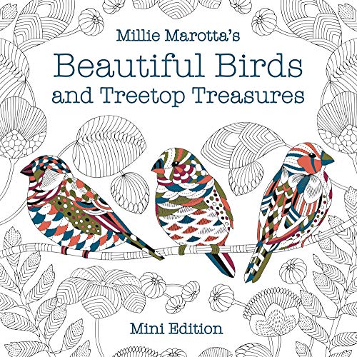 Imagen de archivo de Millie Marottas Beautiful Birds and Treetop Treasures: Mini Edition (A Millie Marotta Adult Coloring Book) a la venta por GoodwillNI