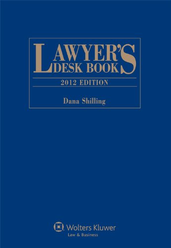 Lawyer's Desk Book, 2012 Edition (9781454801566) by Dana Shilling