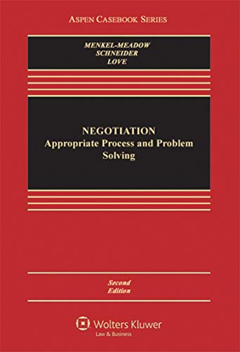 9781454802648: Negotiation: Processes for Problem Solving