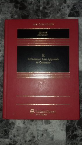 Beispielbild fr K: A Common Law Approach to Contracts (Aspen Casebook) zum Verkauf von BooksRun