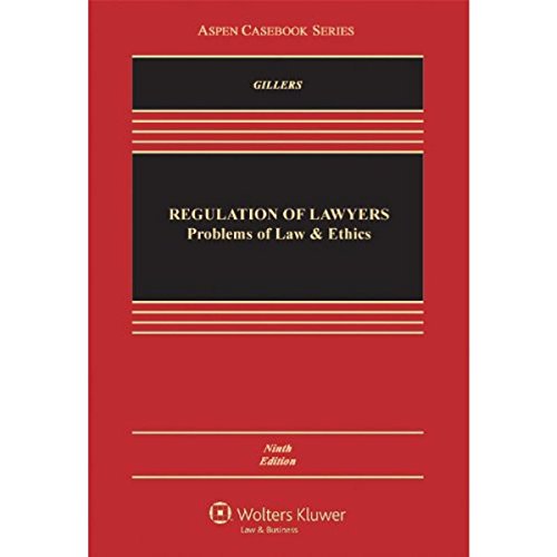 Imagen de archivo de Regulation of Lawyers : Problems of Law and Ethics a la venta por Better World Books