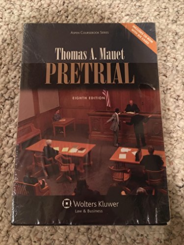 Imagen de archivo de Pretrial, Eighth Edition (Aspen Coursebook Series) a la venta por HPB-Red