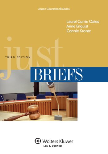 9781454805540: Just Briefs (Aspen Coursebook Series)