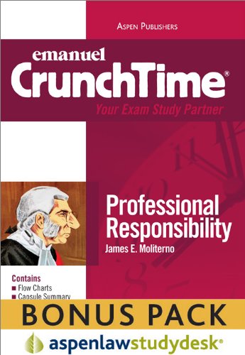 Stock image for CrunchTime: Professional Responsibility 2010 (Print + eBook Bonus Pack) for sale by HPB-Red