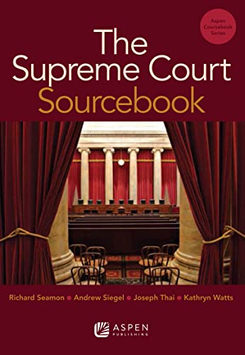 Beispielbild fr Supreme Court Sourcebook (Aspen Casebook) zum Verkauf von BooksRun