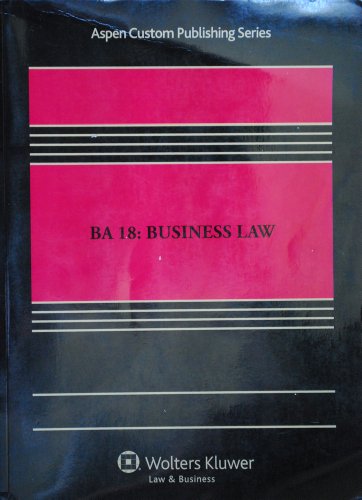 9781454806271: BA 18: Business Law