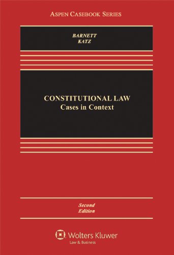 Imagen de archivo de Constitutional Law: Cases in Context, Second Edition (Aspen Casebook) a la venta por SecondSale