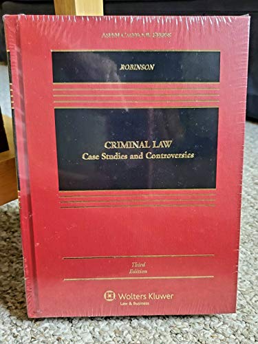 9781454807025: Criminal Law: Case Studies & Controversies (Aspen Casebooks)