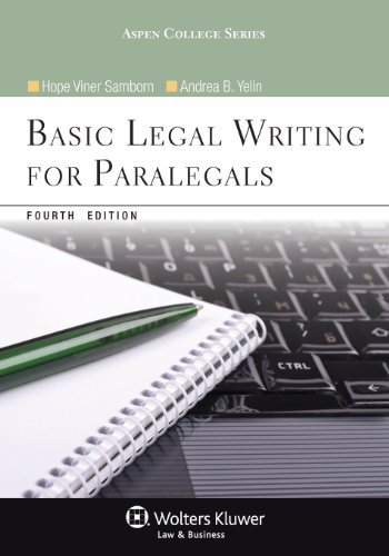 Beispielbild fr Basic Legal Writing for Paralegals zum Verkauf von Better World Books