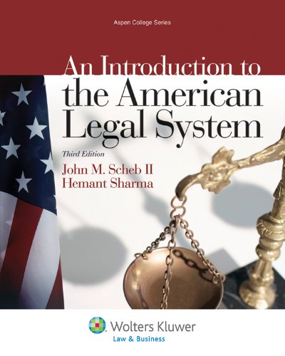 Imagen de archivo de An Introduction to the American Legal System a la venta por Better World Books