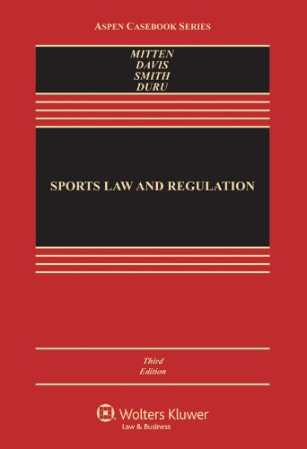 Beispielbild fr Sports Law and Regulation zum Verkauf von Better World Books