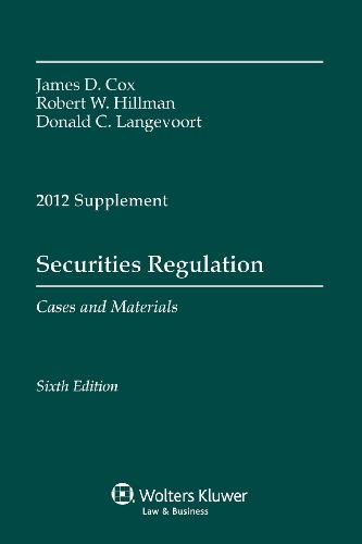 Stock image for Securities Regulation, 2012 Case Supplement for sale by ThriftBooks-Dallas