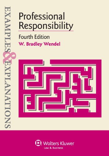 Stock image for Professional Responsibility (Examples Explanations) for sale by Front Cover Books