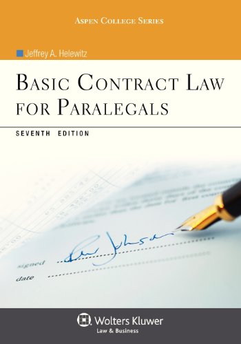 9781454816454: Basic Contract Law For Paralegals (Aspen College)