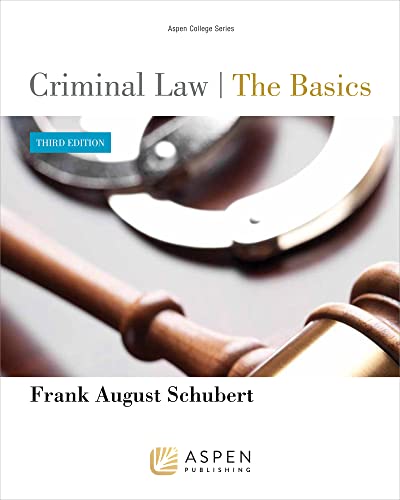 Beispielbild fr Criminal Law: The Basics 3e (Aspen College) zum Verkauf von BooksRun