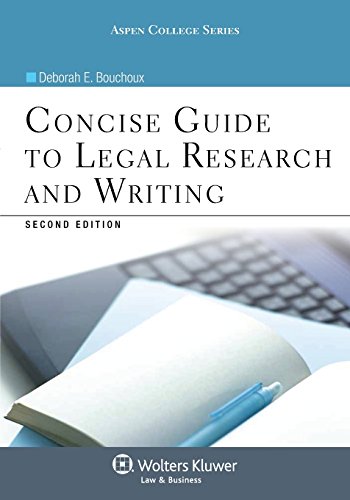 Stock image for Concise Guide to Legal Research and Writing for sale by Better World Books