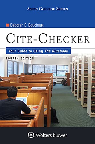 Beispielbild fr Cite-Checker: Your Guide to Using the Bluebook (Aspen College) zum Verkauf von BooksRun