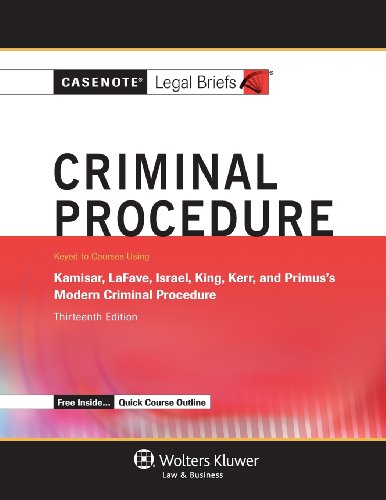 Stock image for Criminal Procedure: Kamisar Lafave Israel King Kerr & Primus 13e for sale by ThriftBooks-Atlanta