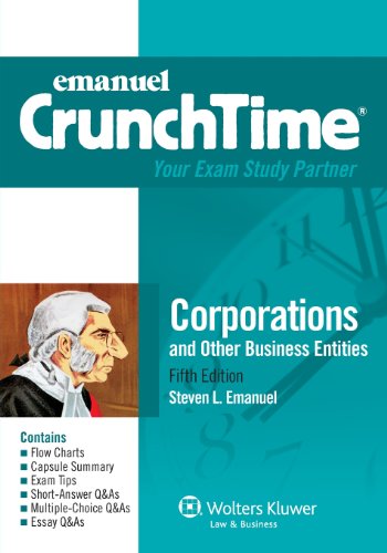 Stock image for Emanuel Crunchtime for Corporations and Other Business Entities for sale by ThriftBooks-Atlanta