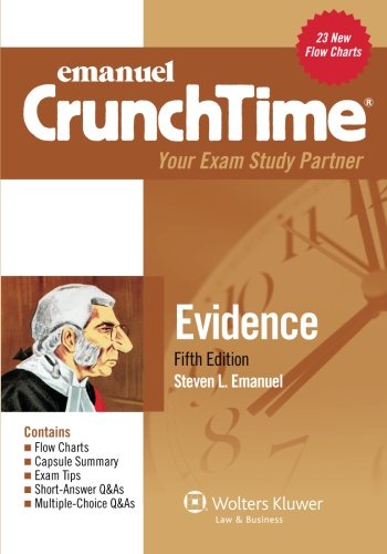 9781454824893: Crunchtime: Evidence, Fifth Edition