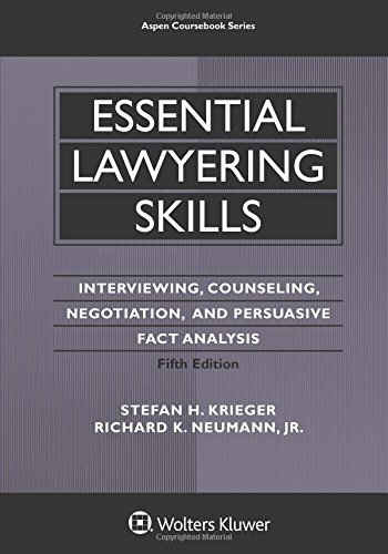 Imagen de archivo de Essential Lawyering Skills: Interviewing, Counseling, Negotiation, and Persuasive Fact Analysis a la venta por ThriftBooks-Dallas