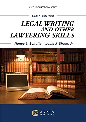 Imagen de archivo de Legal Writing Other Lawyering Skills, Sixth Edition (Aspen Coursebook) a la venta por Goodwill Books