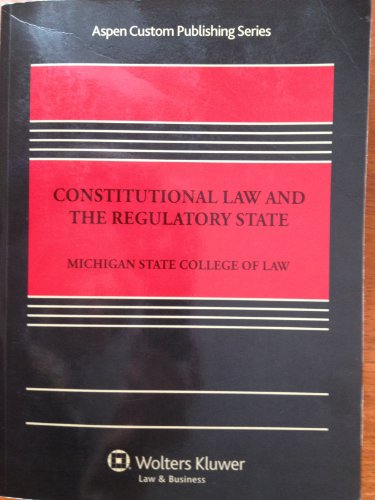 Constitutional Law and the Regulatory State (9781454833512) by Erin Chemerinsky