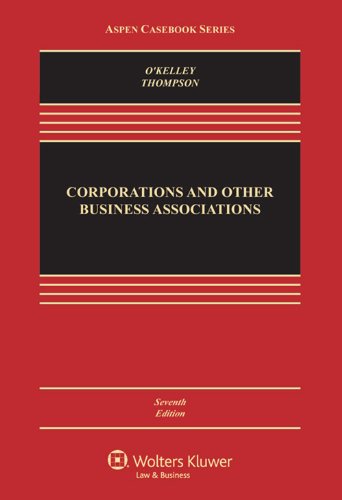 Imagen de archivo de Corporations & Other Business Associations: Cases & Materials, Seventh Edition (Aspen Casebook) a la venta por Ergodebooks