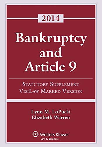 Stock image for Bankruptcy Article 9 Statutory Supplement (Visilaw Marked Version) for sale by Irish Booksellers