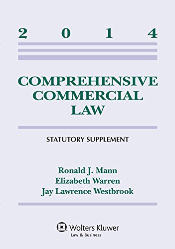 Imagen de archivo de Comprehensive Commercial Law Statutory Supplement 2014 a la venta por GoldenWavesOfBooks