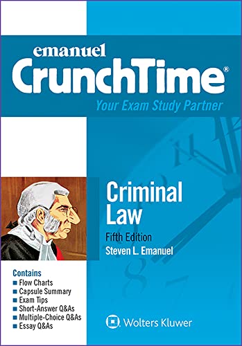 Beispielbild fr Criminal Law (Emanuel CrunchTime) zum Verkauf von BooksRun