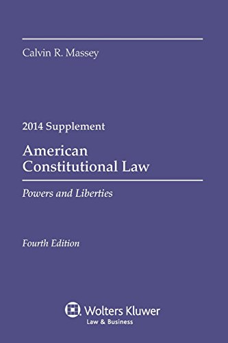 Stock image for American Constitutional Law: Powers and Liberties Case Supplement for sale by Half Price Books Inc.