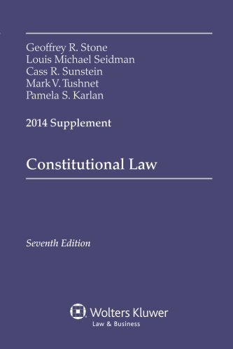 9781454841722: Constitutional Law Supplement