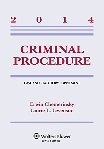 Beispielbild fr Criminal Procedure: Case and Statutory Supplement zum Verkauf von BookHolders