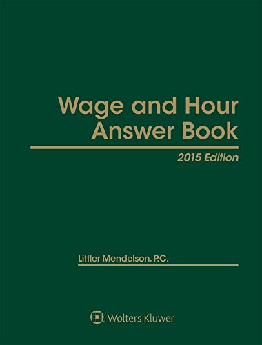 Stock image for Wage and Hour Answer Book for sale by dsmbooks