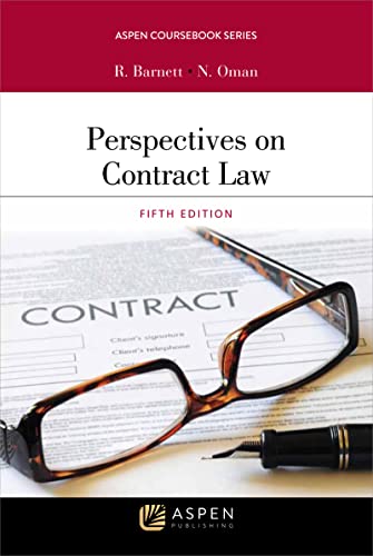 Beispielbild fr Perspectives on Contract Law zum Verkauf von Buchpark