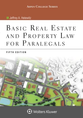 9781454851226: Basic Real Estate and Property Law for Paralegals (Aspen College)