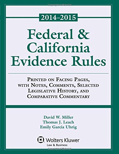 Stock image for Federal & California Evidence Rules for sale by SecondSale