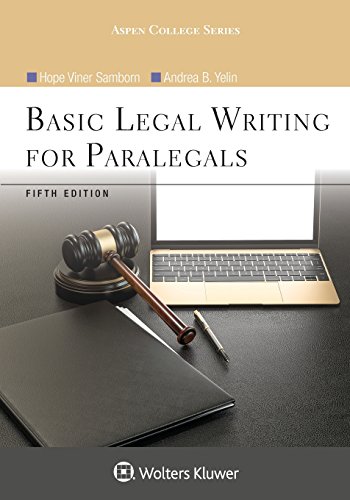 Beispielbild fr Basic Legal Writing for Paralegals 5e zum Verkauf von Better World Books