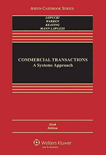 Imagen de archivo de Commercial Transactions: A Systems Approach (Aspen Casebook) a la venta por SecondSale