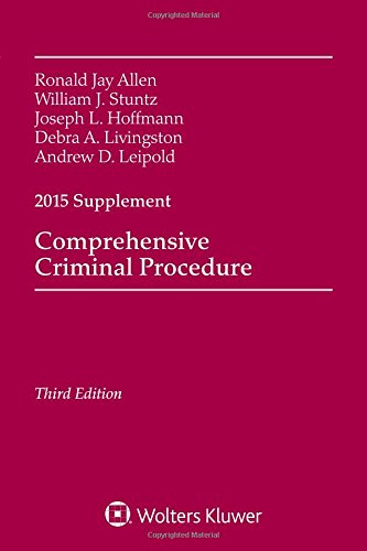 Imagen de archivo de Comprehensive Criminal Procedure: 2015 Case Supplement a la venta por SecondSale