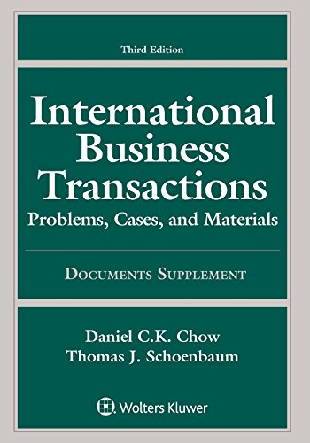 Stock image for International Business Transactions Documents Supplement for sale by ThriftBooks-Dallas