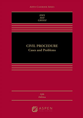 Beispielbild fr Civil Procedure: Cases and Problems (Aspen Casebook) zum Verkauf von BooksRun