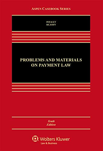 Stock image for Problems and Materials on Payment Law for sale by Better World Books