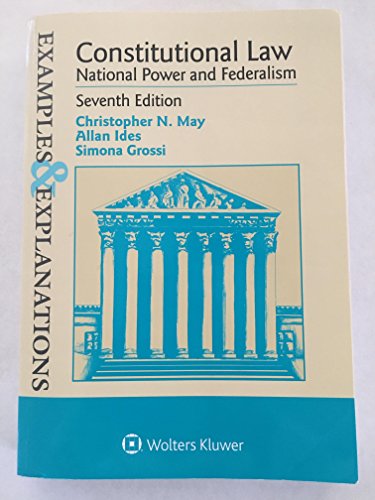 Imagen de archivo de Constitutional Law, National Power and Federalism a la venta por ThriftBooks-Reno