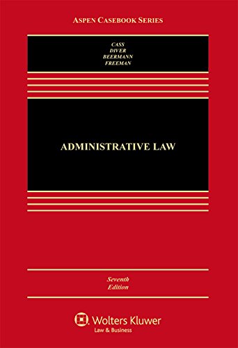 Imagen de archivo de Administrative Law: Cases and Materials (Aspen Casebook Series) a la venta por BooksRun