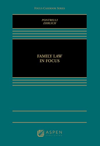 Imagen de archivo de Family Law in Focus (Focus Casebook) a la venta por GF Books, Inc.